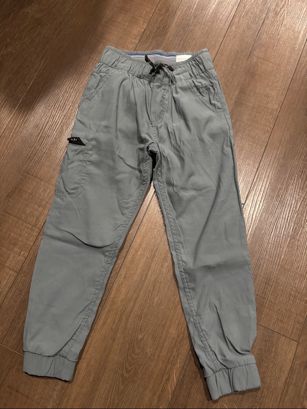 Weatherproof Kids Gray Elastic Waist Cargo Jogger Pants